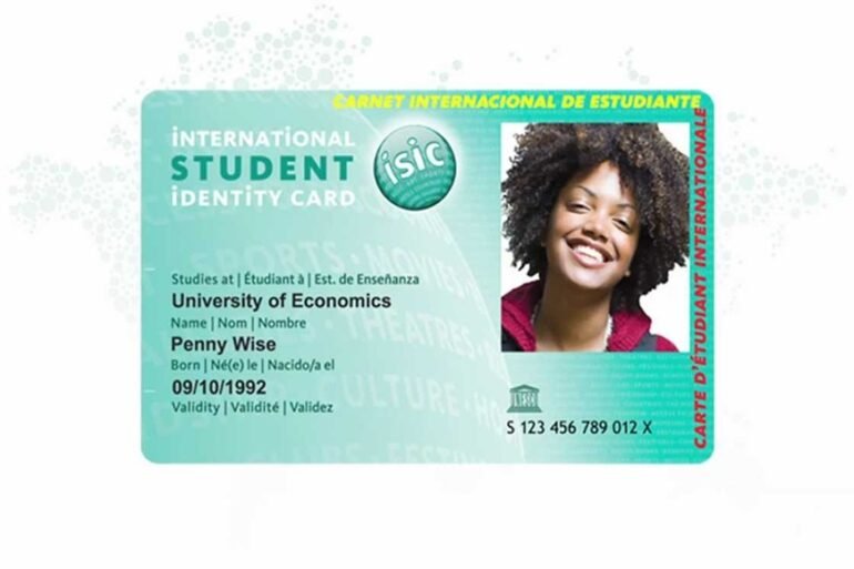 Uluslararası Öğrenci indirim Kartı ISIC